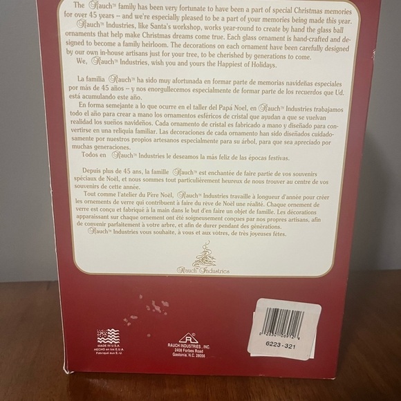 4 Vintage red Glass Christmas Ornament
Balls with Penguins playing instruments - Picture 5 of 8